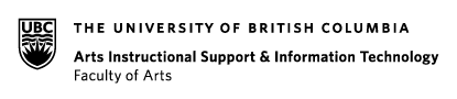 UBC Logo Arts ISIT Standard Signature